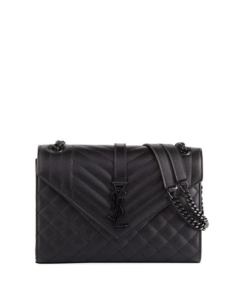 v flap monogram ysl medium tri-quilt envelope shoulder bag|Saint Laurent YSL Monogram V.